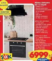ALPİNA ANKASTRE SET 13 SİYAH
